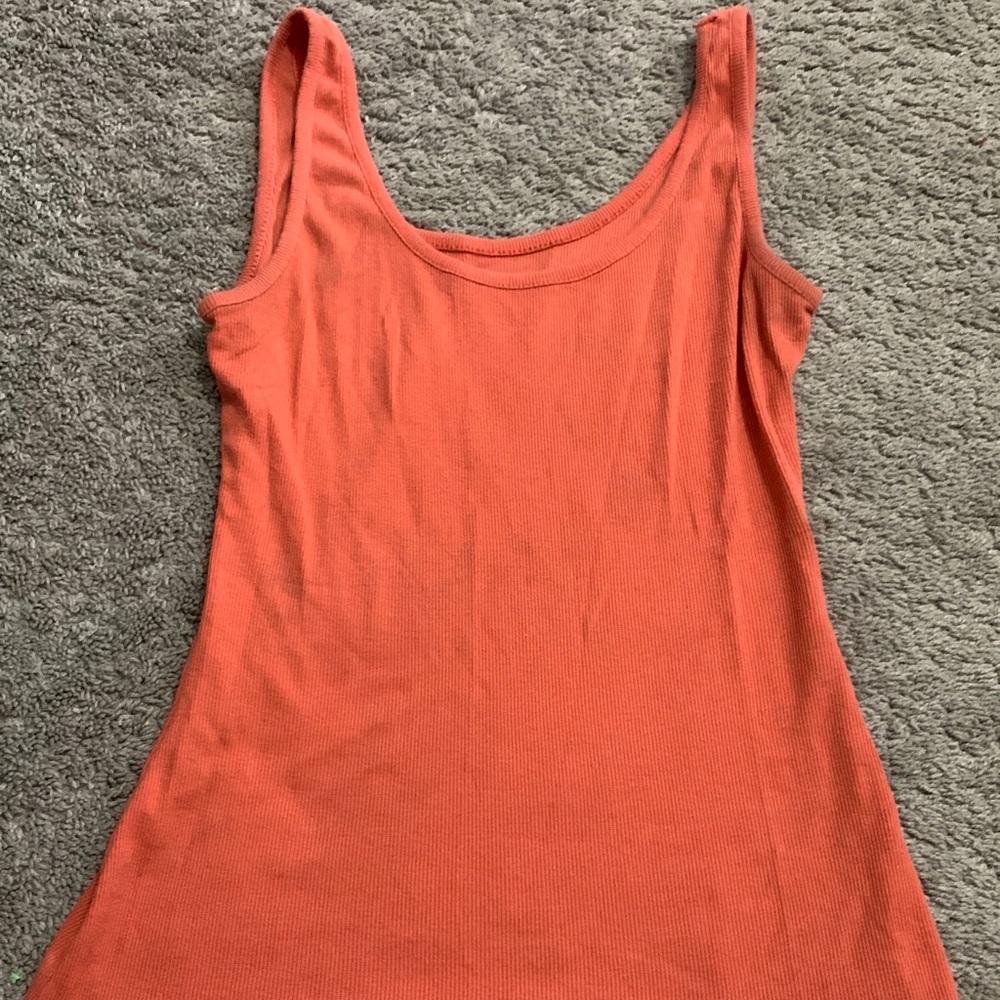 Orange tank top